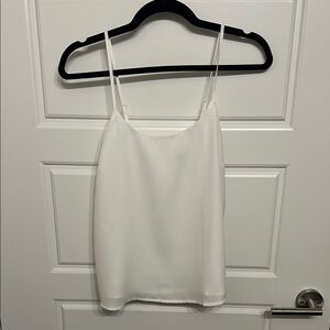 ASOS White Adjustable Spaghetti Strap Top